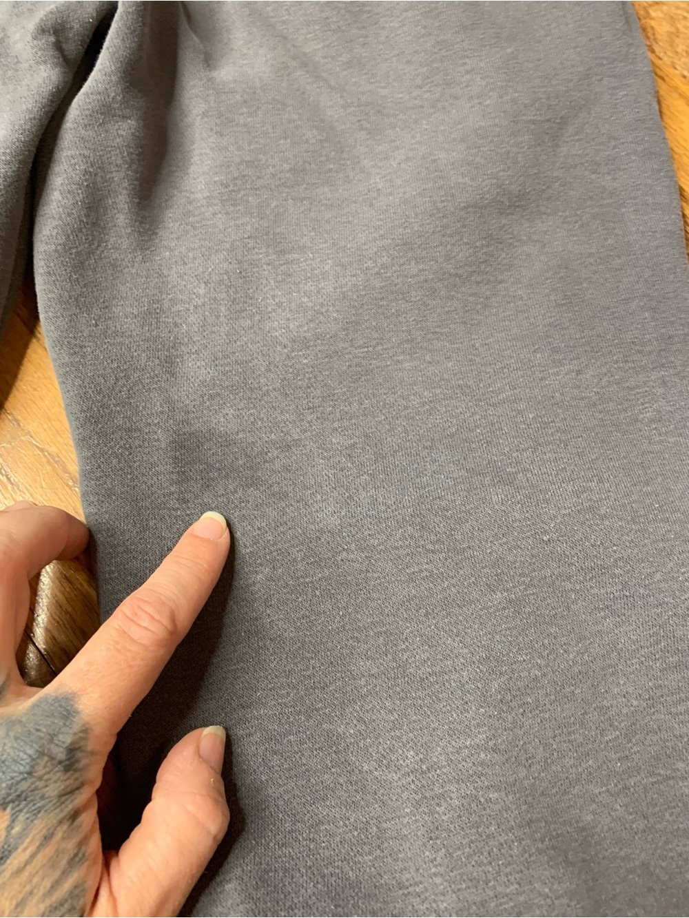 Hollister Grey Fleece Logo Tape Joggers Sweatpants Medium - Picture 8 of 8